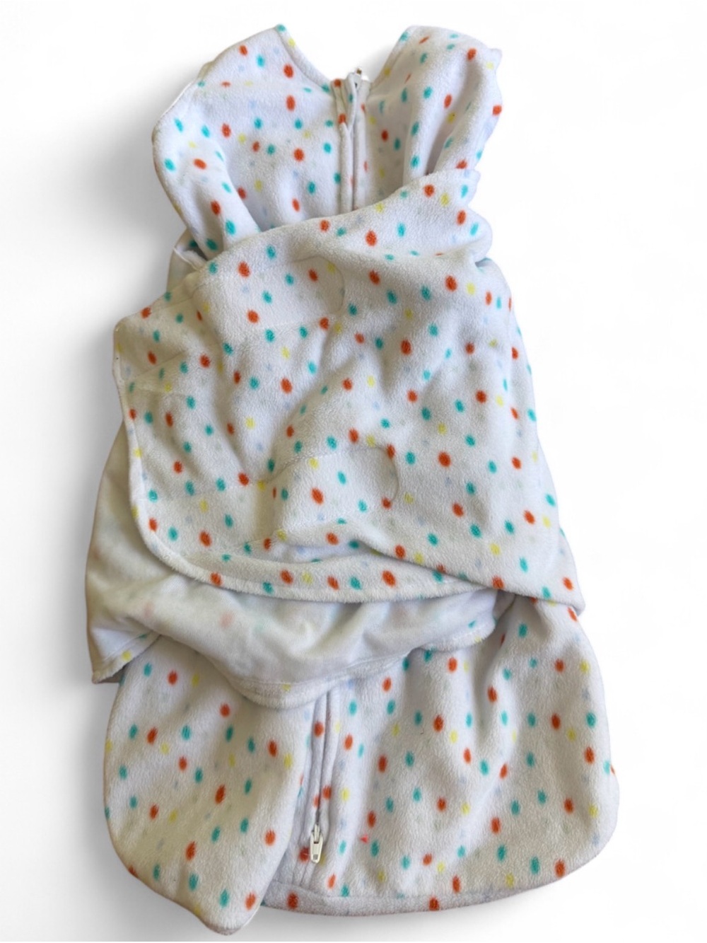 Halo Sleep Sack Swaddle (Fleece) (0-3 months) Polka Dots Unisex